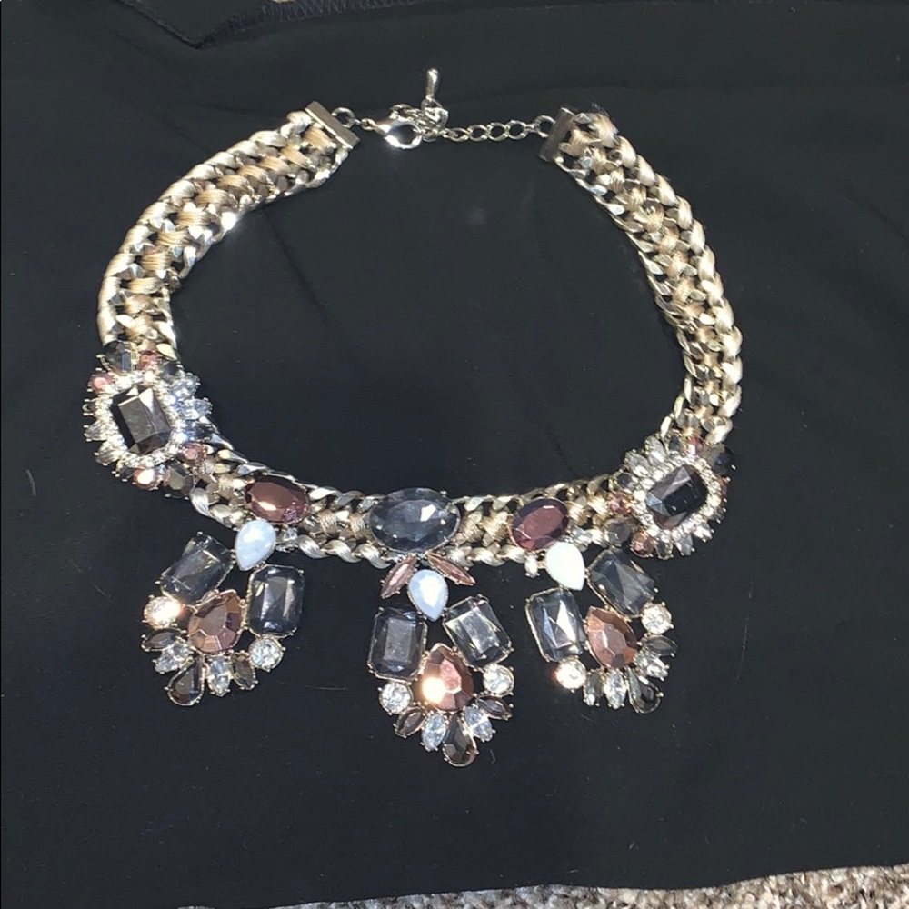 Beautiful multicolored jewel necklace.